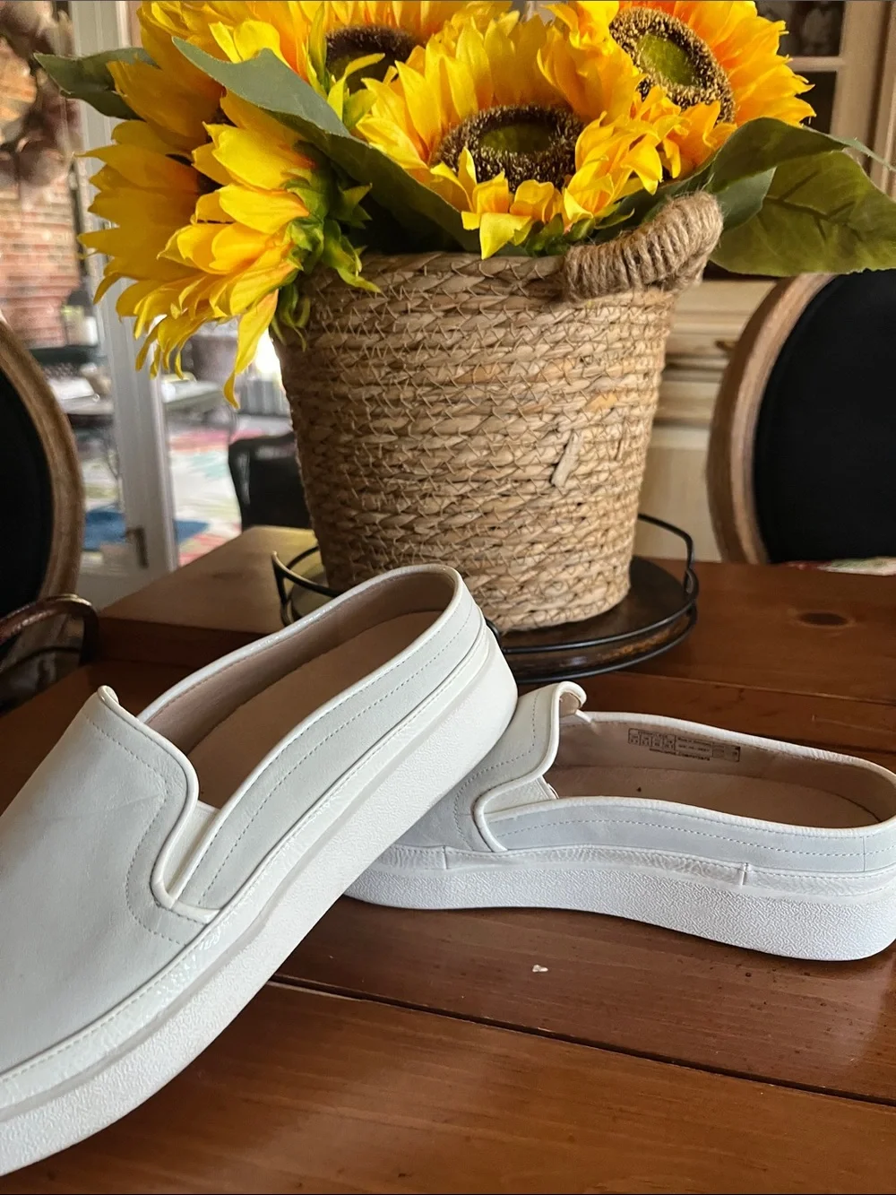 Vionic White Slip-On Athletic Shoes